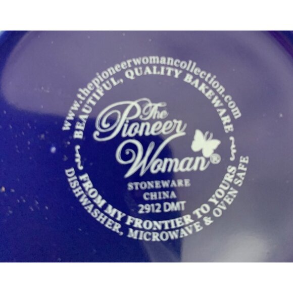 The Pioneer Woman Celia Stoneware Floral Mini Dutch Oven 4" Kitchen 7582 GUC - Picture 5 of 7